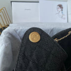 25 Medium Quilted Large Denim Bag