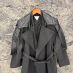 Cotton and Silk Gabardine Trench Coat