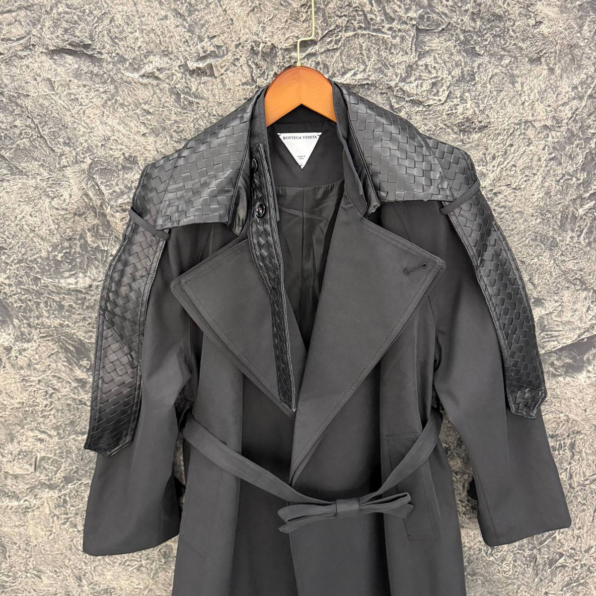 Cotton and Silk Gabardine Trench Coat