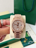 Day-Date 40mm Watch – Rose Gold-Tone & Pavé-Style Dial