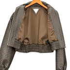 Intrecciato Leather Blouson
Genuine Leather Jacket