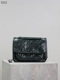Niki Medium Patent Leather Shoulder Bag