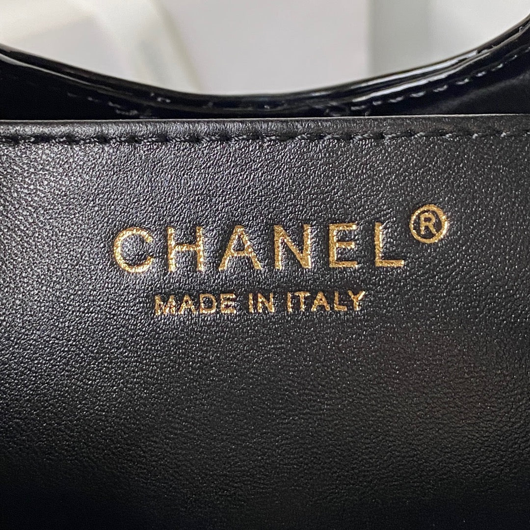 Glossy Quilted Handbag