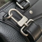 Black Leather Speedy Satchel Bag