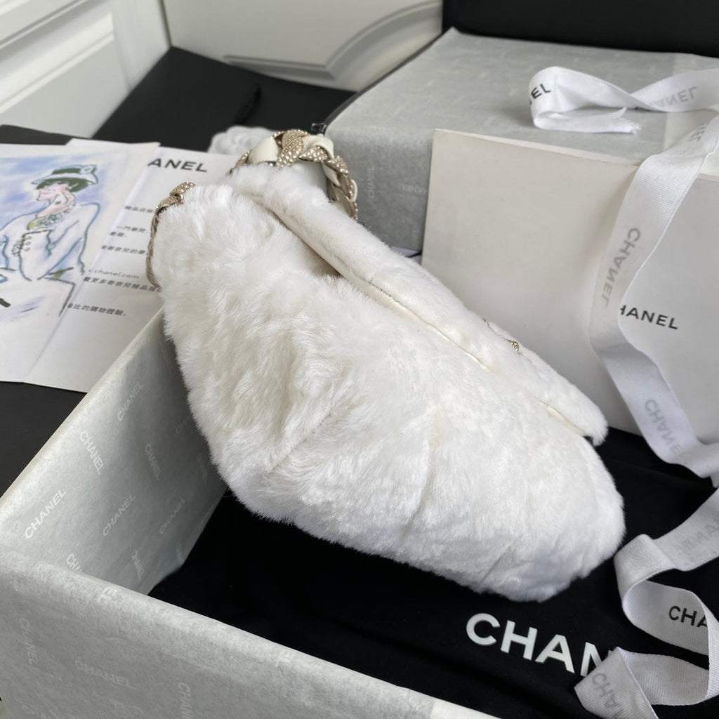 Shearling Flap Bag