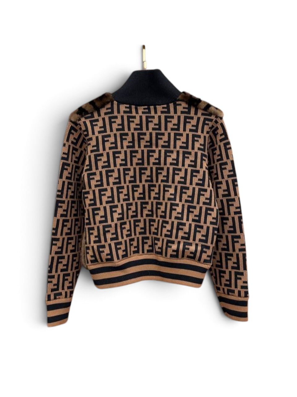FF Logo Fur Jacket
