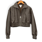 Intrecciato Leather Blouson
Genuine Leather Jacket