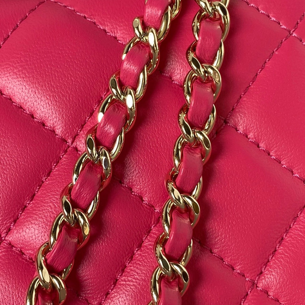 Diamond Handle Flap Bag