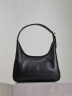 Black Leather Shoulder Bag