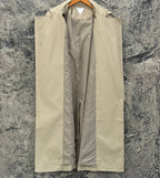 Cotton and Silk Gabardine Trench Coat