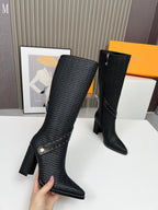 Knit Over-the-Knee Long Boots