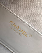 Quilted Suede Bucket Bag