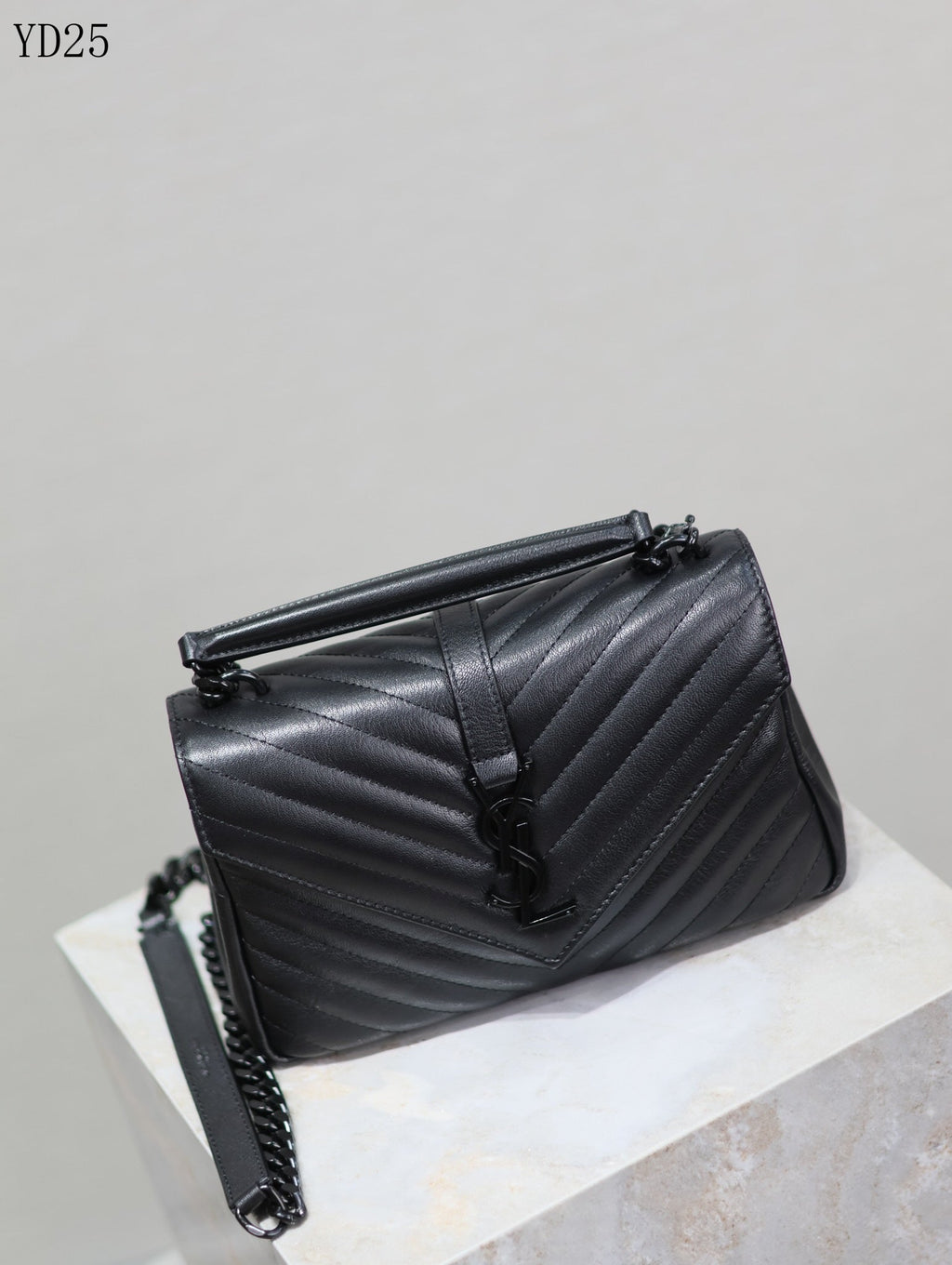 Quilted Leather Collage Bag