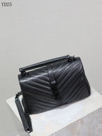 Quilted Leather Collage Bag