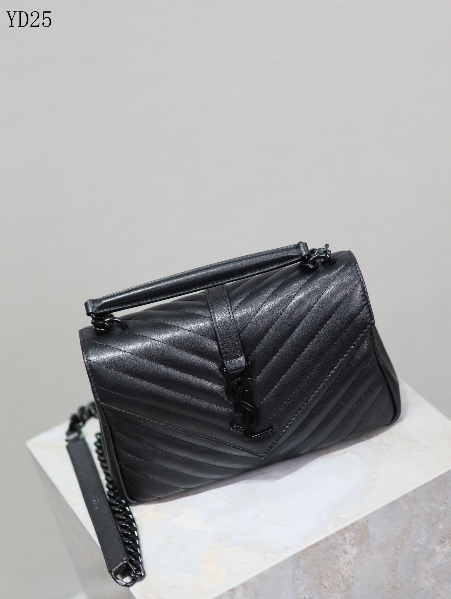 Quilted Leather Collage Bag