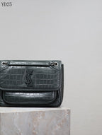 Niki Crocodile Leather Bag