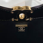 Glossy Quilted Handbag