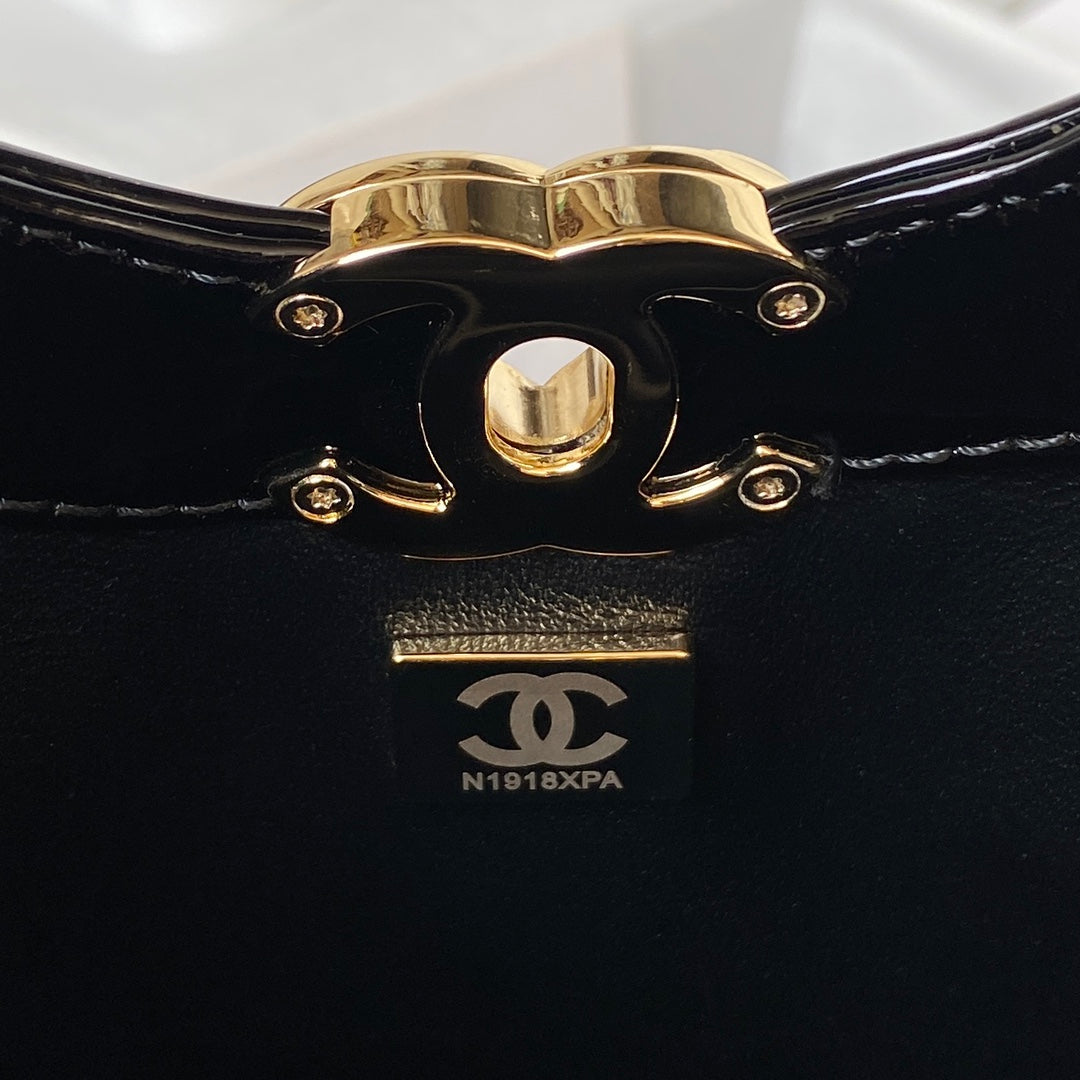 Glossy Quilted Handbag