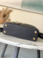 Capucines Mini Python Handle Bag