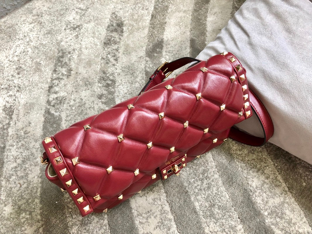 Roman Stud Maxi Quilted Leather Shoulder Bag – Effortless Luxury & Bold Elegance