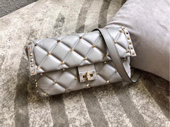 Roman Stud Maxi Quilted Leather Shoulder Bag – Effortless Luxury & Bold Elegance