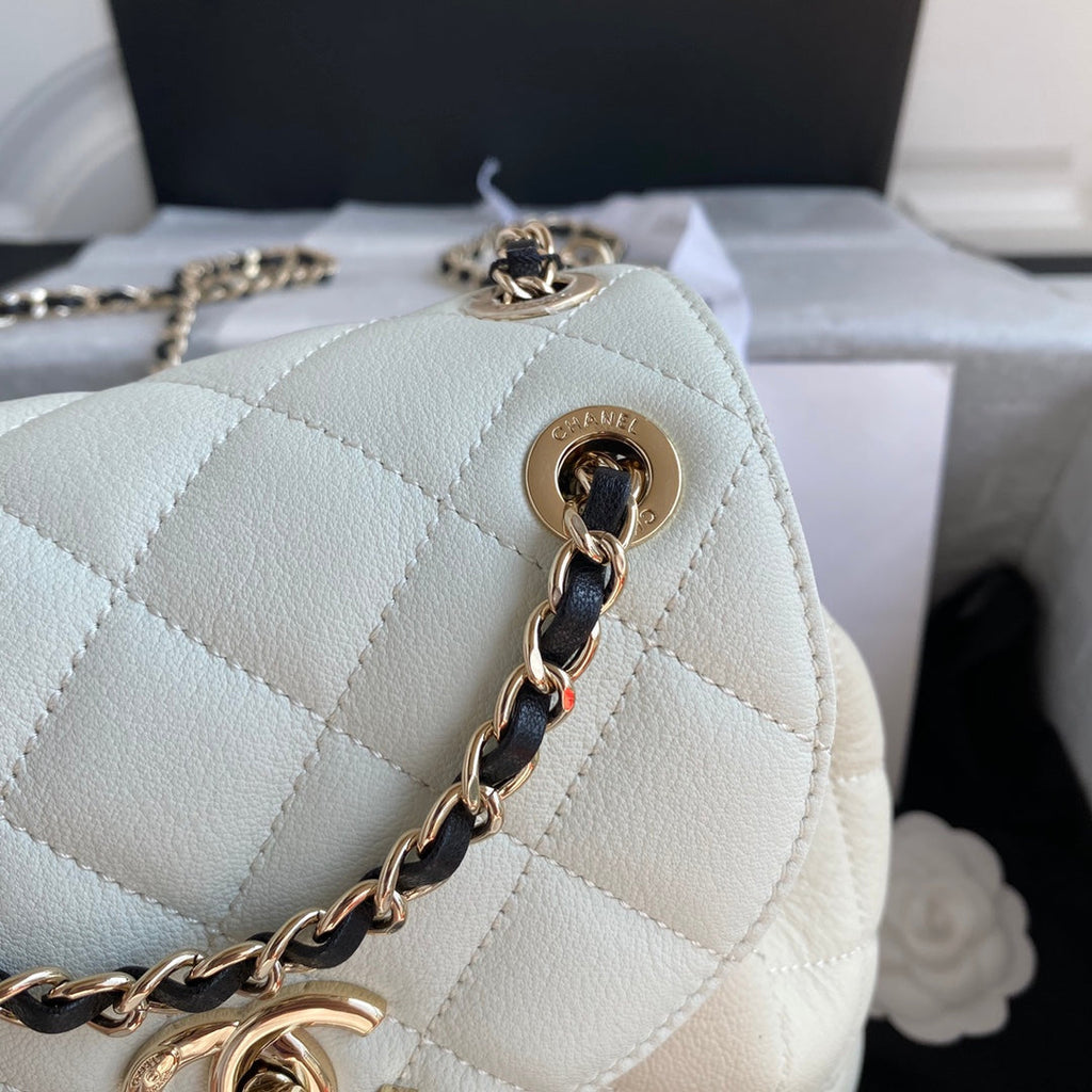 Quilted Leather Backpack