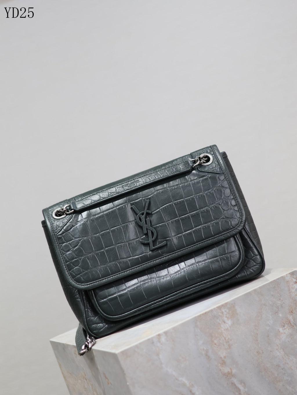 Niki Crocodile Leather Bag