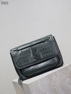 Niki Crocodile Leather Bag