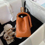 Diamond Handle Flap Bag