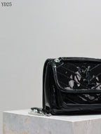 Niki Medium Patent Leather Shoulder Bag