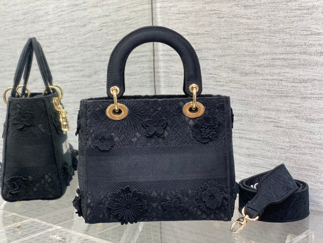Embroidered Canvas Tote Bag