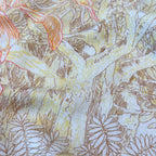 “Francois Houtin” Botanical Garden Cashmere & Silk Shawl 136 x 137 cm