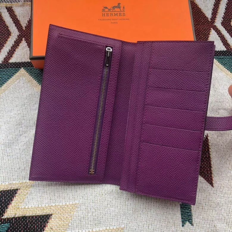 Béarn Long Wallet Epsom Leather