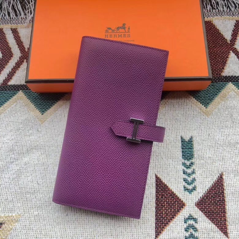 Béarn Long Wallet Epsom Leather
