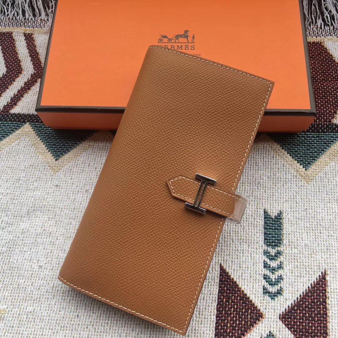 Béarn Long Wallet Epsom Leather