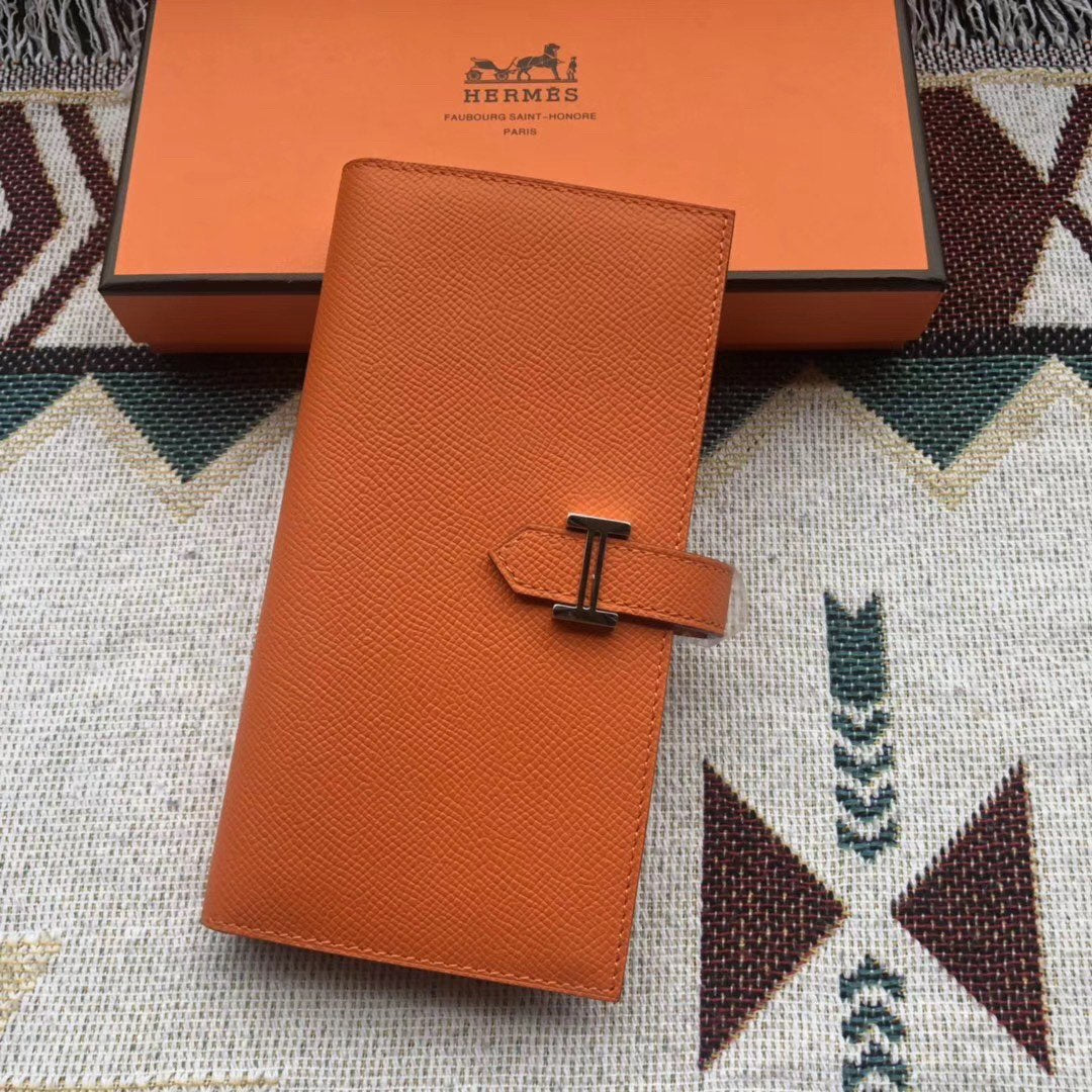 Béarn Long Wallet Epsom Leather