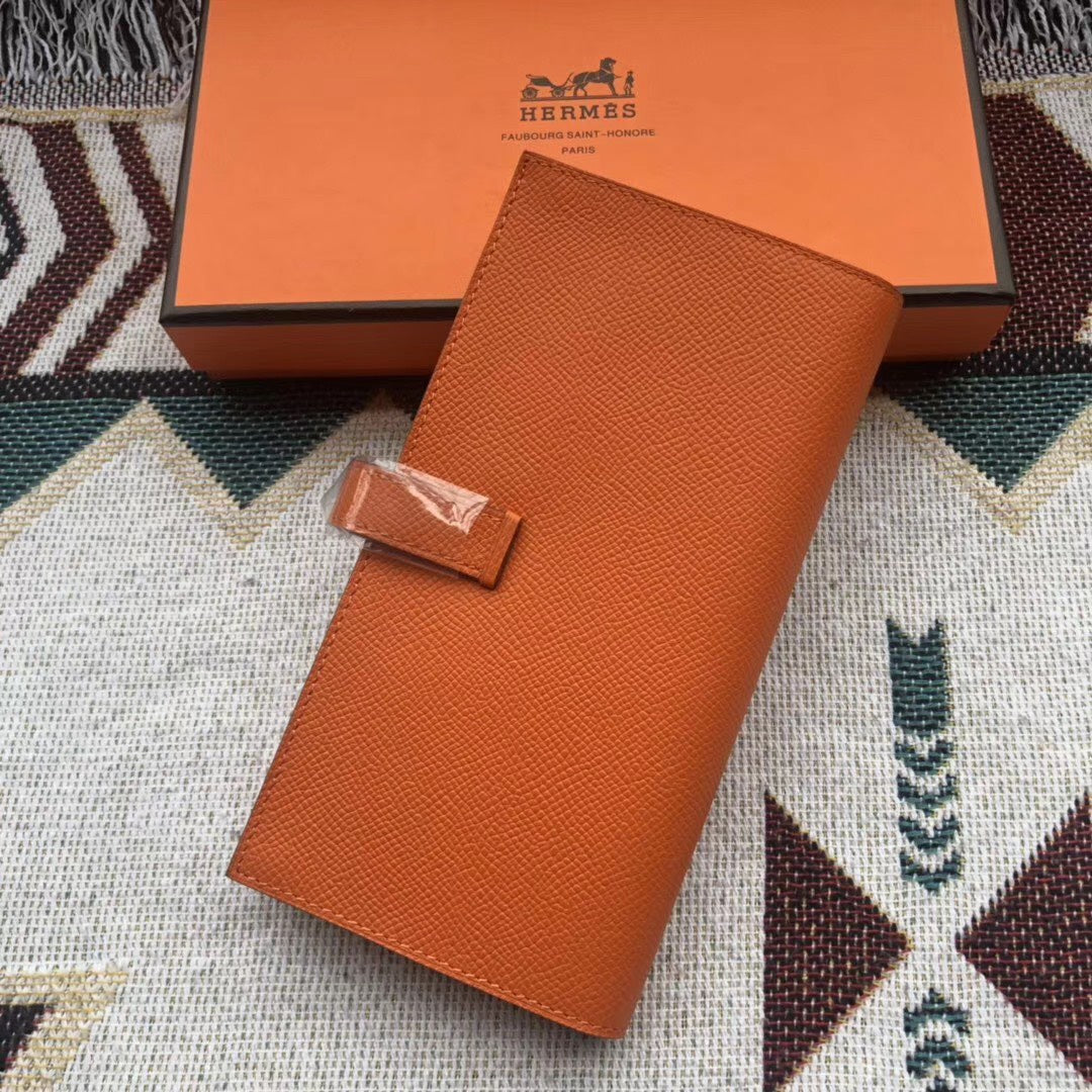 Béarn Long Wallet Epsom Leather