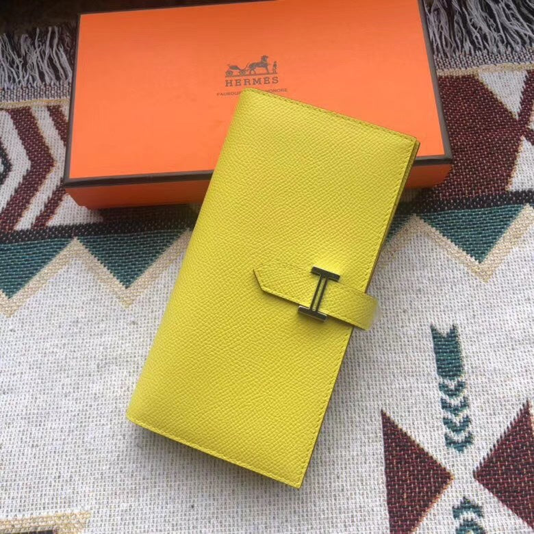 Béarn Long Wallet Epsom Leather