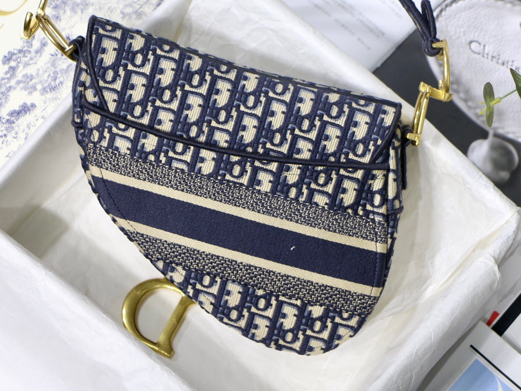 Saddle Oblique Canvas Bag