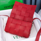 Cassette-Style Woven Shoulder Bag