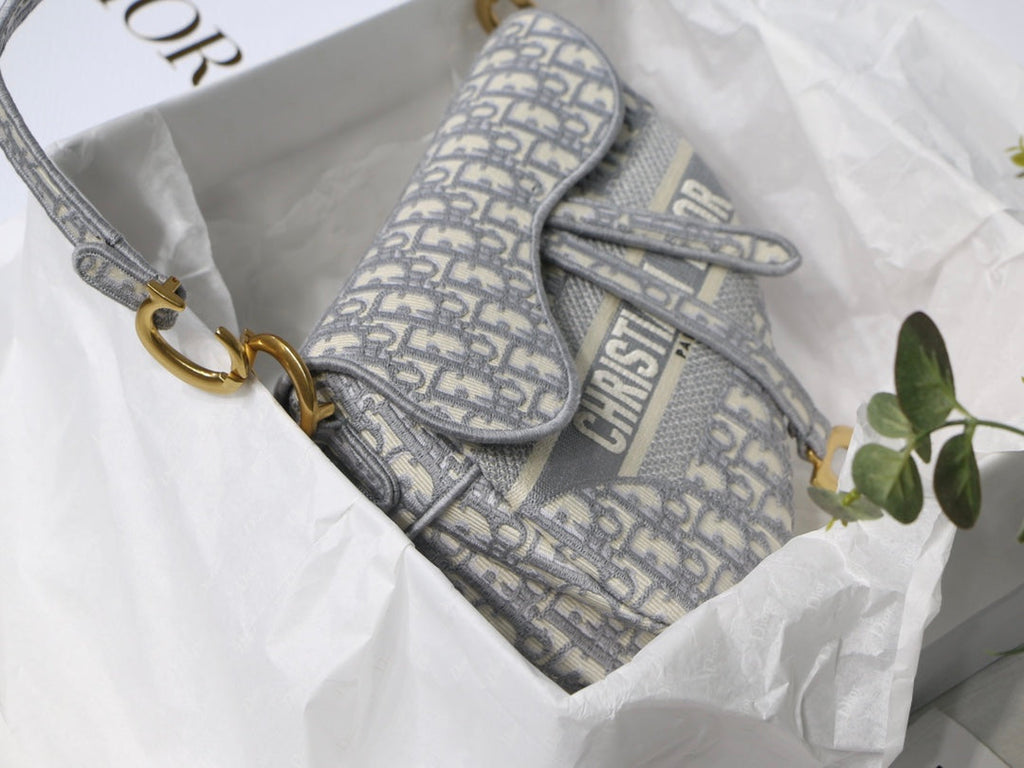 Saddle Oblique Canvas Bag