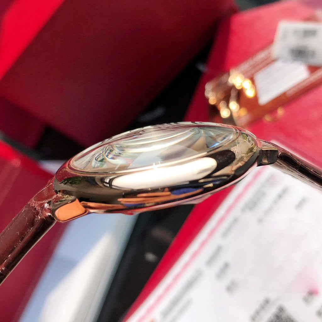 Ballon Bleu Watch – Automatic, Brown Leather