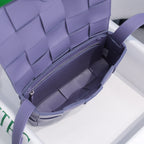Cassette-Style Woven Shoulder Bag