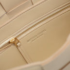 Cassette-Style Woven Shoulder Bag