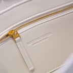 Cassette-Style Woven Shoulder Bag
