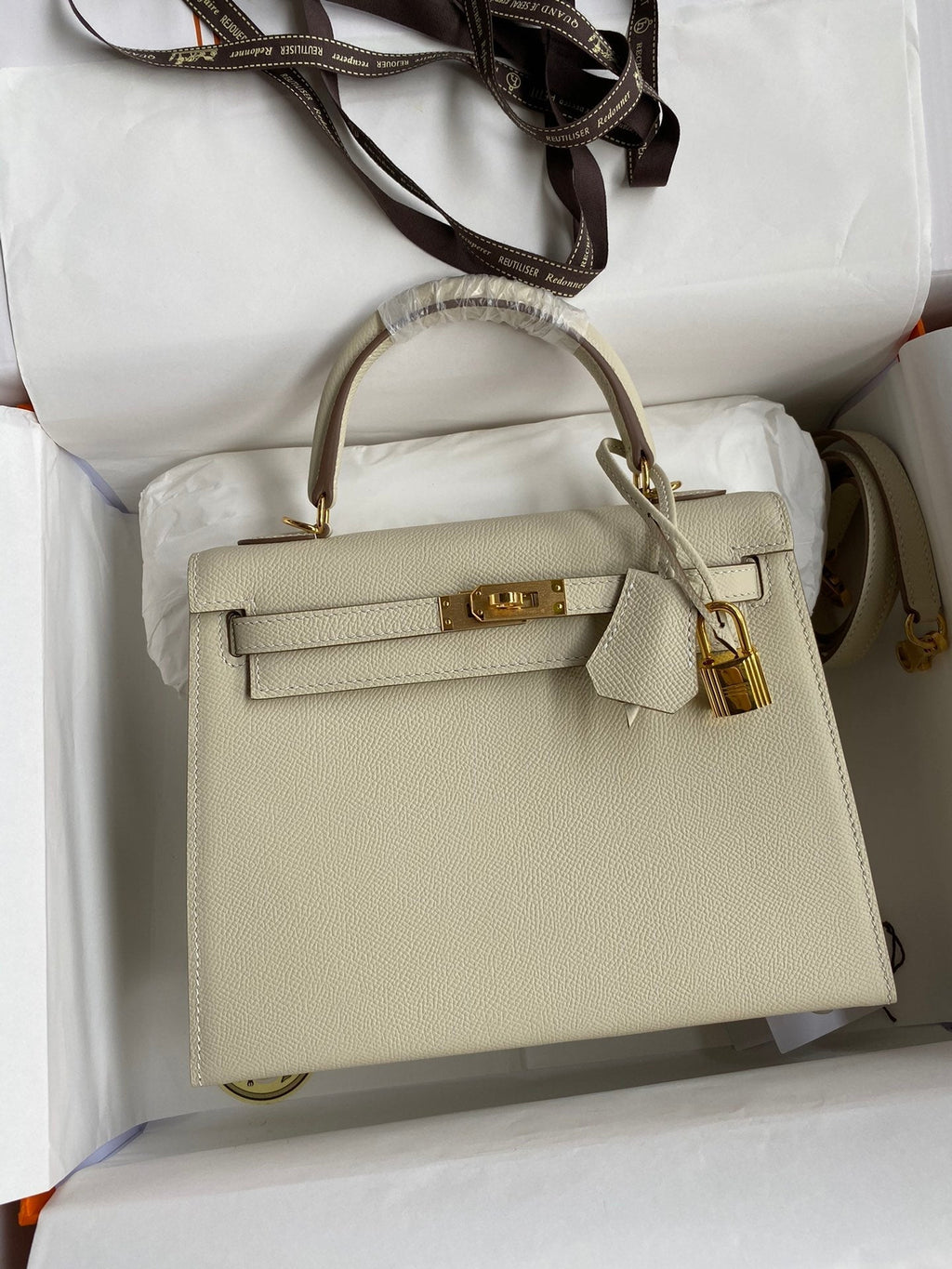 Kelly 25 Epsom Leather Bag