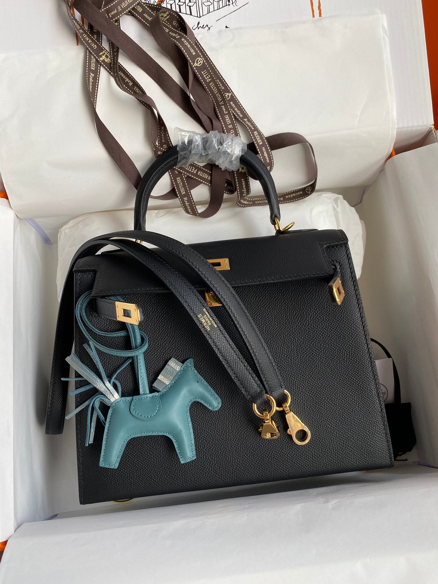 Kelly 25 Epsom Leather Bag