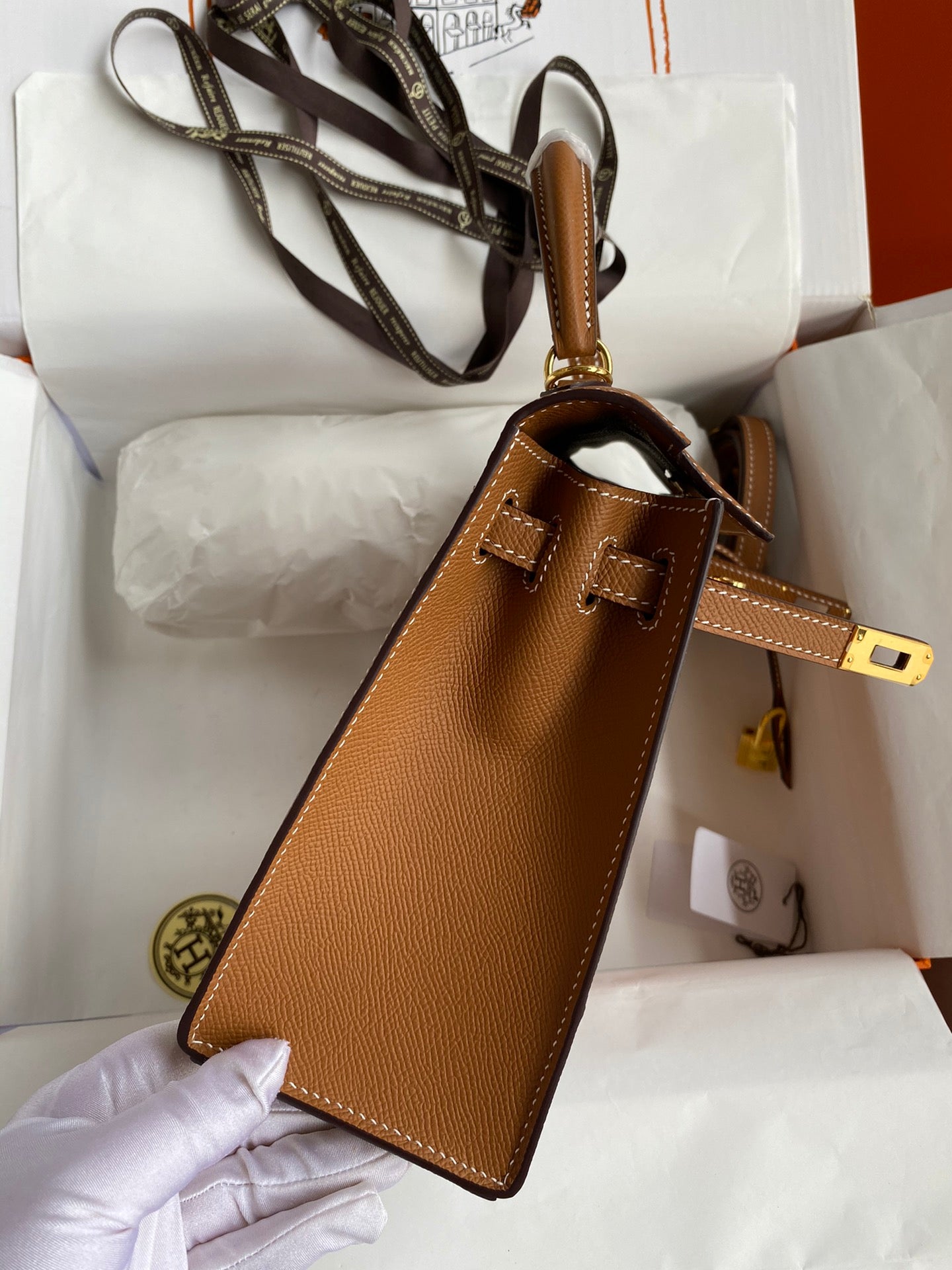 Kelly 25 Epsom Leather Bag