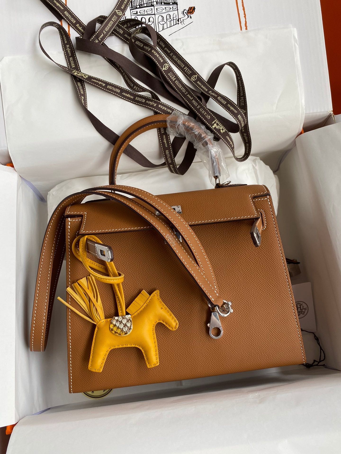 Kelly 25 Epsom Leather Bag
