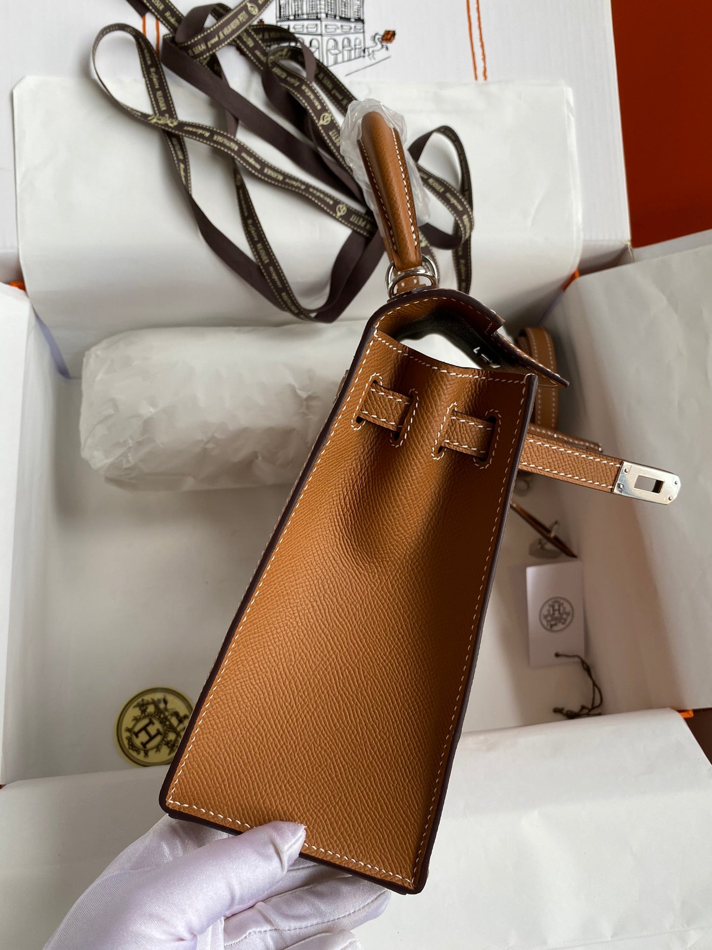 Kelly 25 Epsom Leather Bag